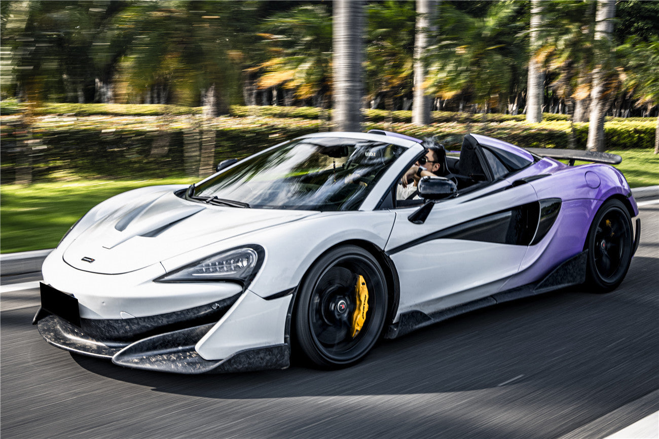 2018-2021 McLaren 600lt Carbon Fiber Front Lip Side Splitter - DarwinPRO Aerodynamics