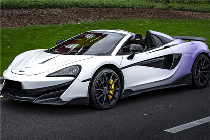 2018-2021 McLaren 600lt Carbon Fiber Front Lip Side Splitter - DarwinPRO Aerodynamics
