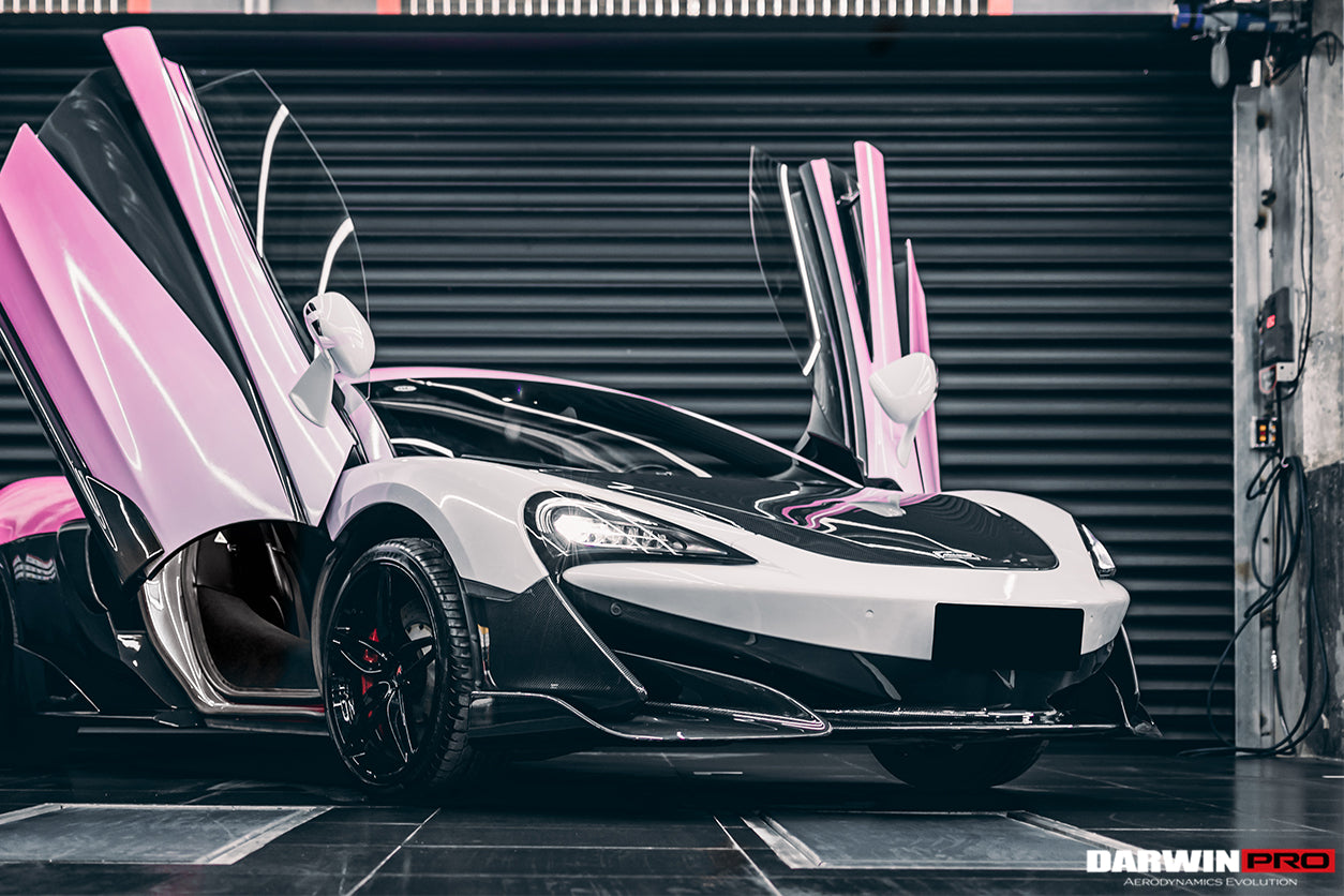 DarwinPRO 2018-2021 McLaren 600lt Carbon Fiber Front Bumper Lip - DarwinPRO Aerodynamics