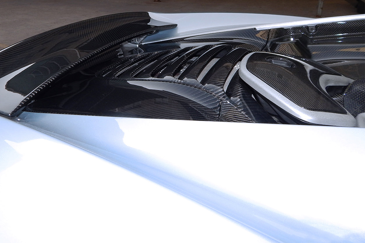 2011-2017 McLaren 650s MP4 12C Autoclave Carbon Fiber Armadillo Engine Cover Repalcement - DarwinPRO Aerodynamics