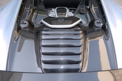 2011-2017 McLaren 650s MP4 12C Autoclave Carbon Fiber Armadillo Engine Cover Repalcement - DarwinPRO Aerodynamics