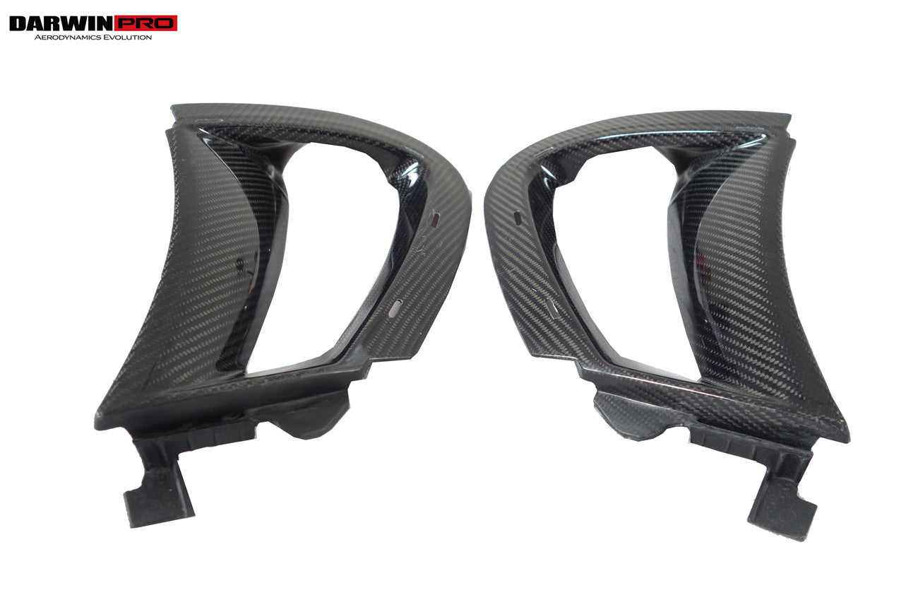2017-2023 McLaren 720s Carbon Fiber Front Bumper Side Air Vents Replacement - DarwinPRO Aerodynamics