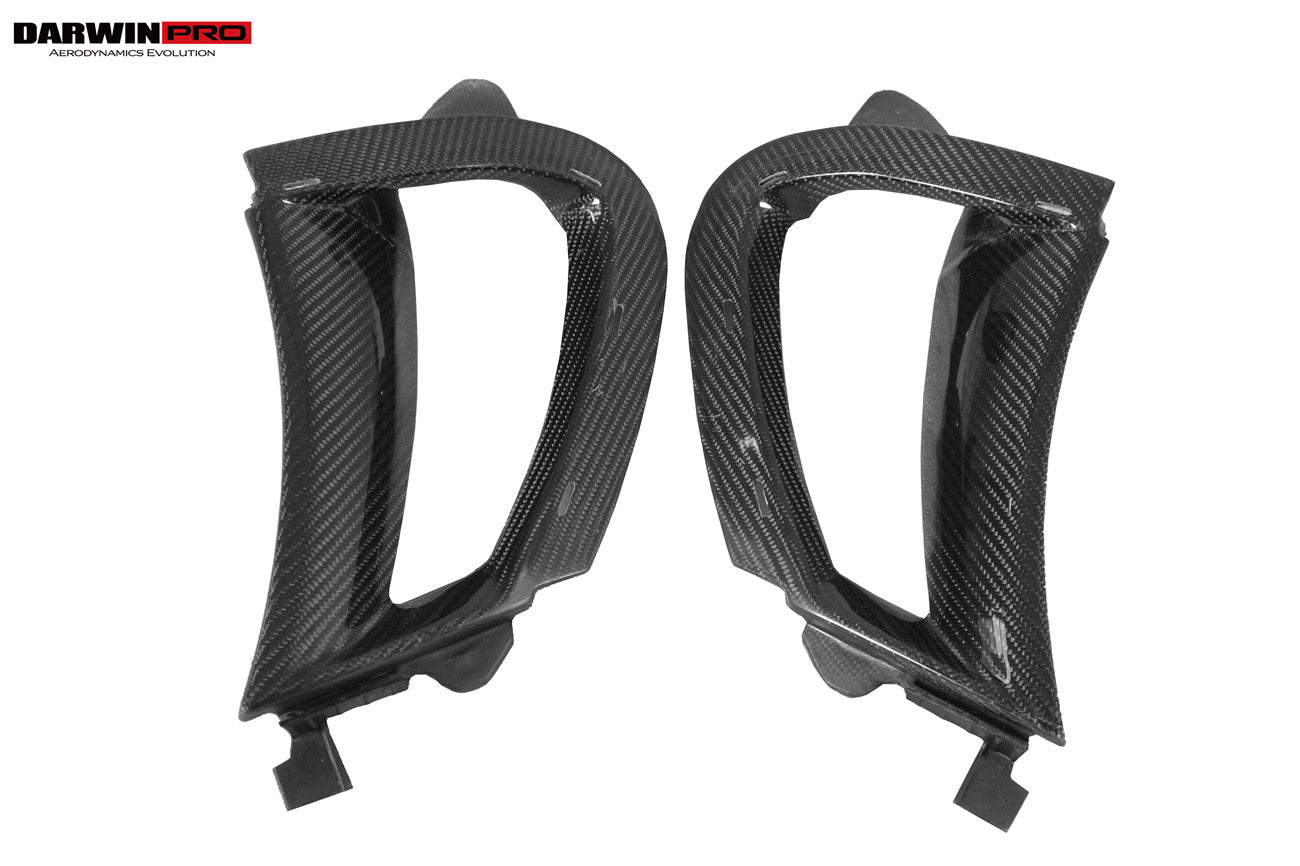 2017-2023 McLaren 720s Carbon Fiber Front Bumper Side Air Vents Replacement - DarwinPRO Aerodynamics