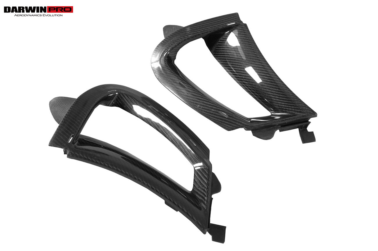 2017-2023 McLaren 720s Carbon Fiber Front Bumper Side Air Vents Replacement - DarwinPRO Aerodynamics