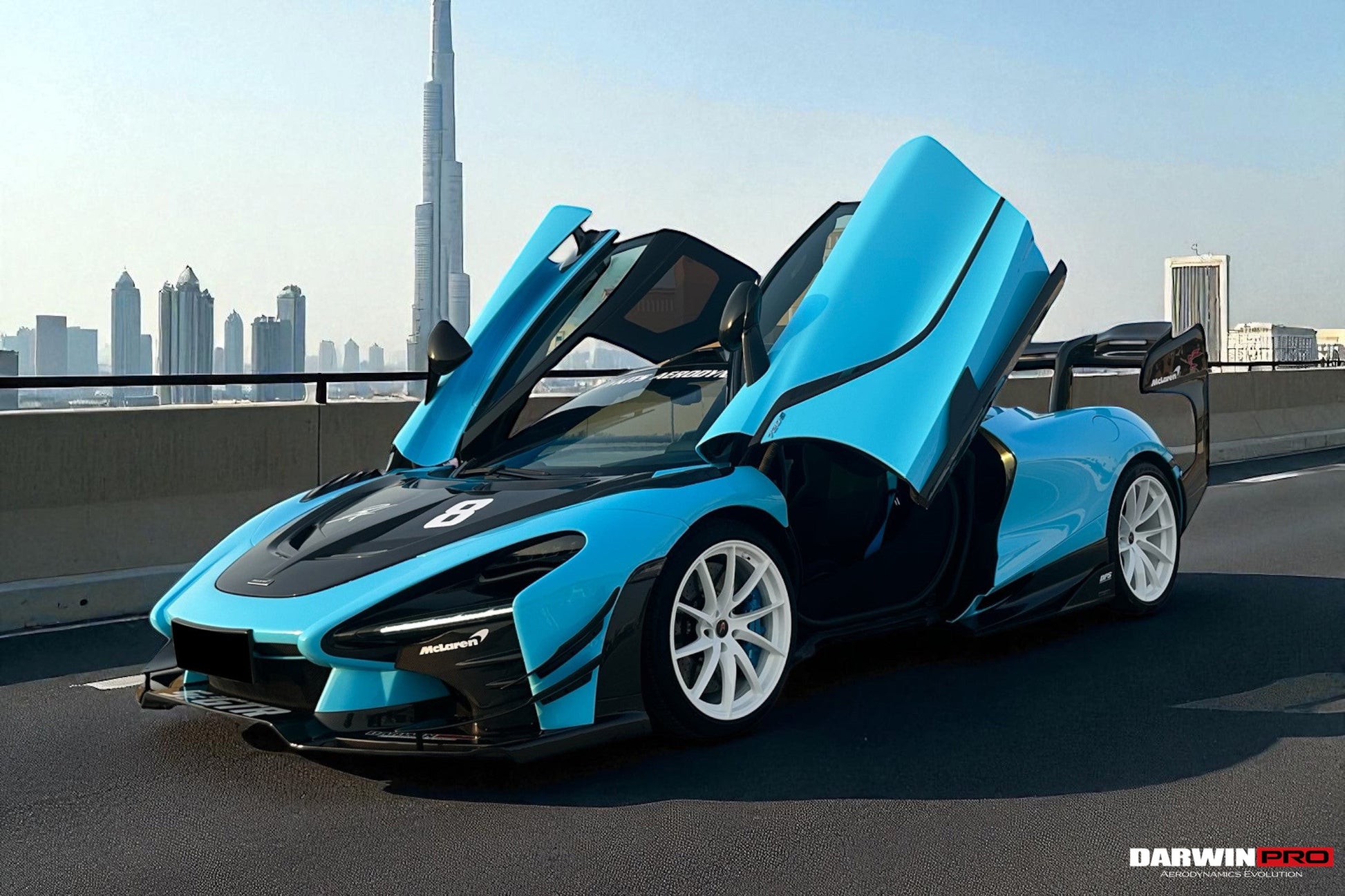 2017-2023 McLaren 720s Se²NWB Style Carbon Fiber Side Door Trims - DarwinPRO Aerodynamics