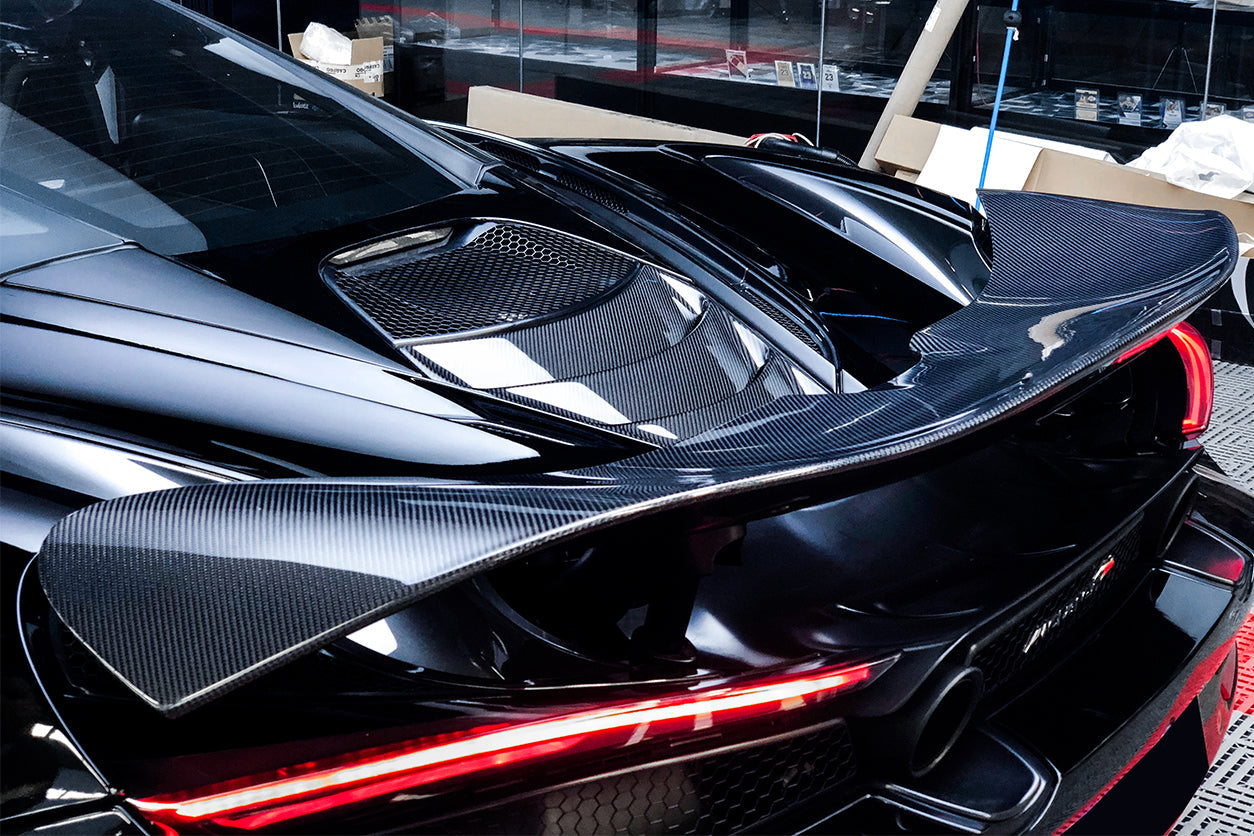 2017-2022 McLaren 720s Coupe Dry Carbon Fiber Engine Hood Replacement