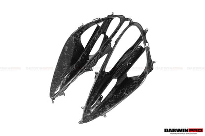 2017-2023 McLaren 720s Dry Carbon Fiber Headlight Inserts Tim Replacement - DarwinPRO Aerodynamics