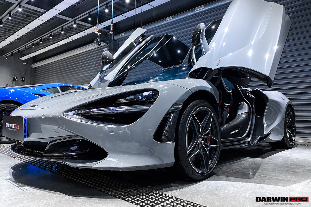 2017-2023 McLaren 720s Carbon Fiber Front Bumper Side Air Vents Replacement - DarwinPRO Aerodynamics