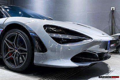 2017-2023 McLaren 720s Carbon Fiber Front Bumper Side Air Vents Replacement - DarwinPRO Aerodynamics