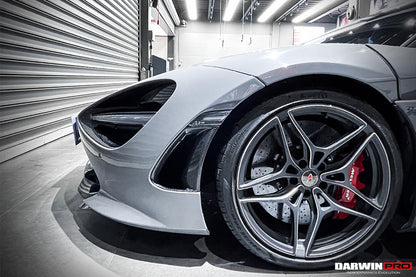 2017-2023 McLaren 720s Dry Carbon Fiber Headlight Inserts Tim Replacement - DarwinPRO Aerodynamics