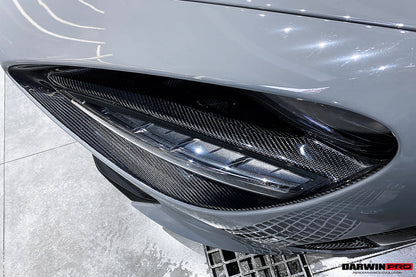 2017-2023 McLaren 720s Dry Carbon Fiber Headlight Inserts Tim Replacement - DarwinPRO Aerodynamics