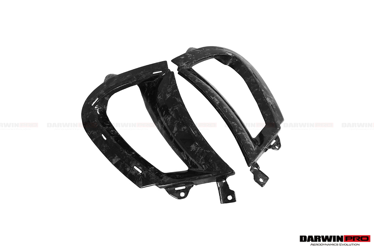 2017-2023 McLaren 720s Carbon Fiber Front Bumper Side Air Vents Replacement - DarwinPRO Aerodynamics