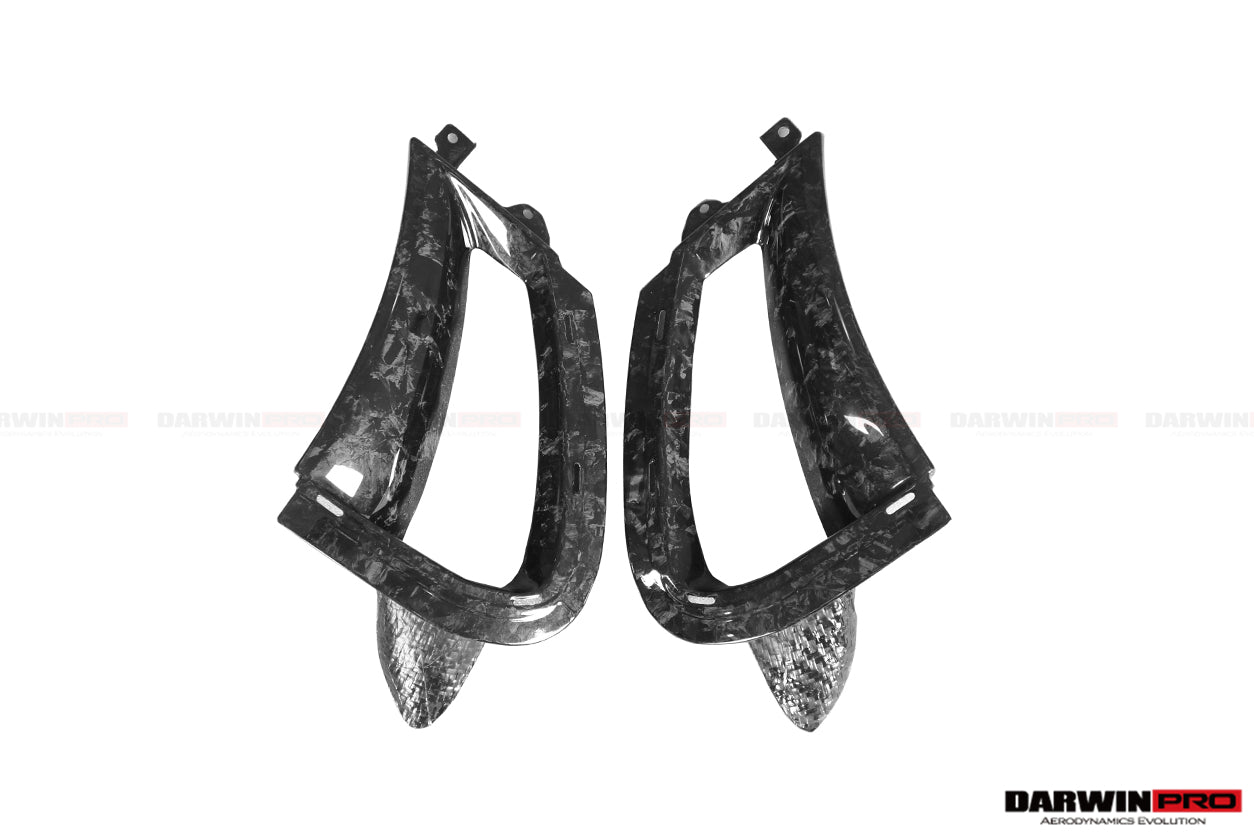 2017-2023 McLaren 720s Carbon Fiber Front Bumper Side Air Vents Replacement - DarwinPRO Aerodynamics
