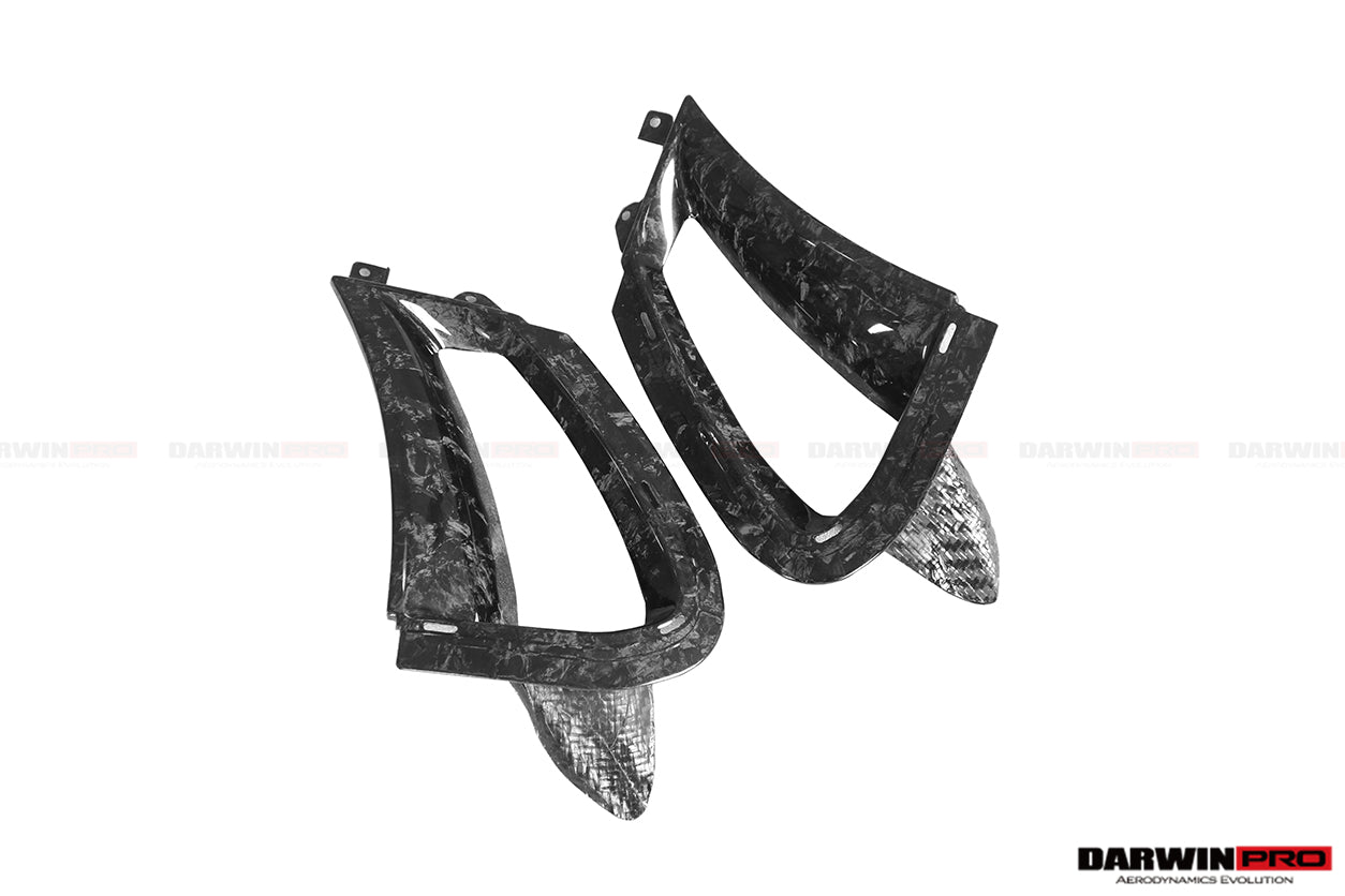 2017-2023 McLaren 720s Carbon Fiber Front Bumper Side Air Vents Replacement - DarwinPRO Aerodynamics