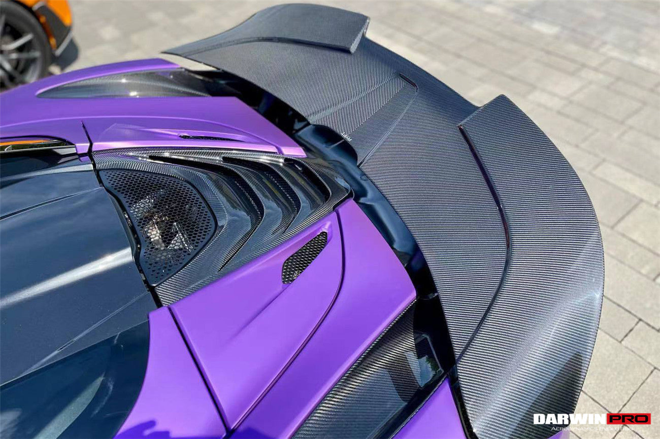 2017-2022 McLaren 720s Spyder Dry Carbon Fiber Engine Cover Replacement