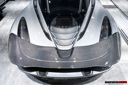 2017-2023 McLaren 720s Dry Carbon Fiber Rear Trunk Air Intake Vents Replacement - DarwinPRO Aerodynamics