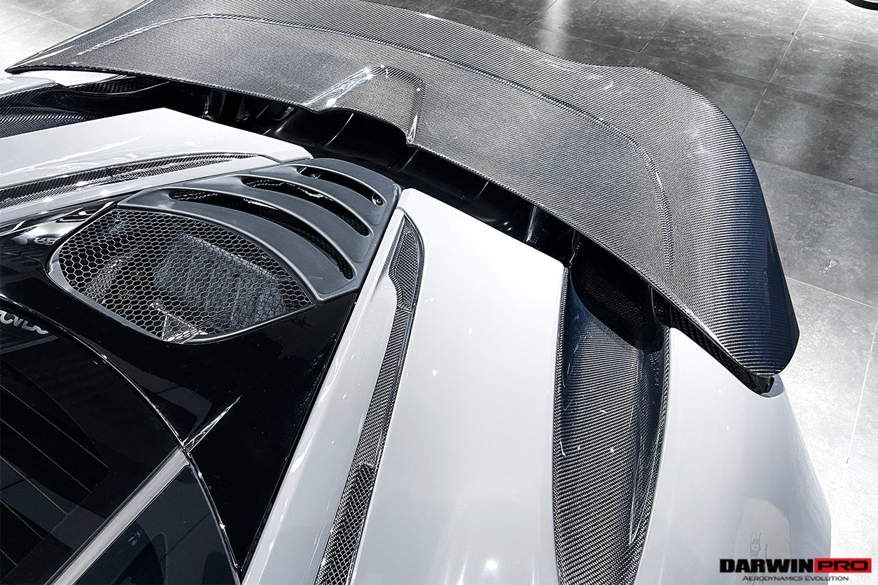 2017-2023 McLaren 720s Dry Carbon Fiber Rear Trunk Air Intake Vents Replacement - DarwinPRO Aerodynamics
