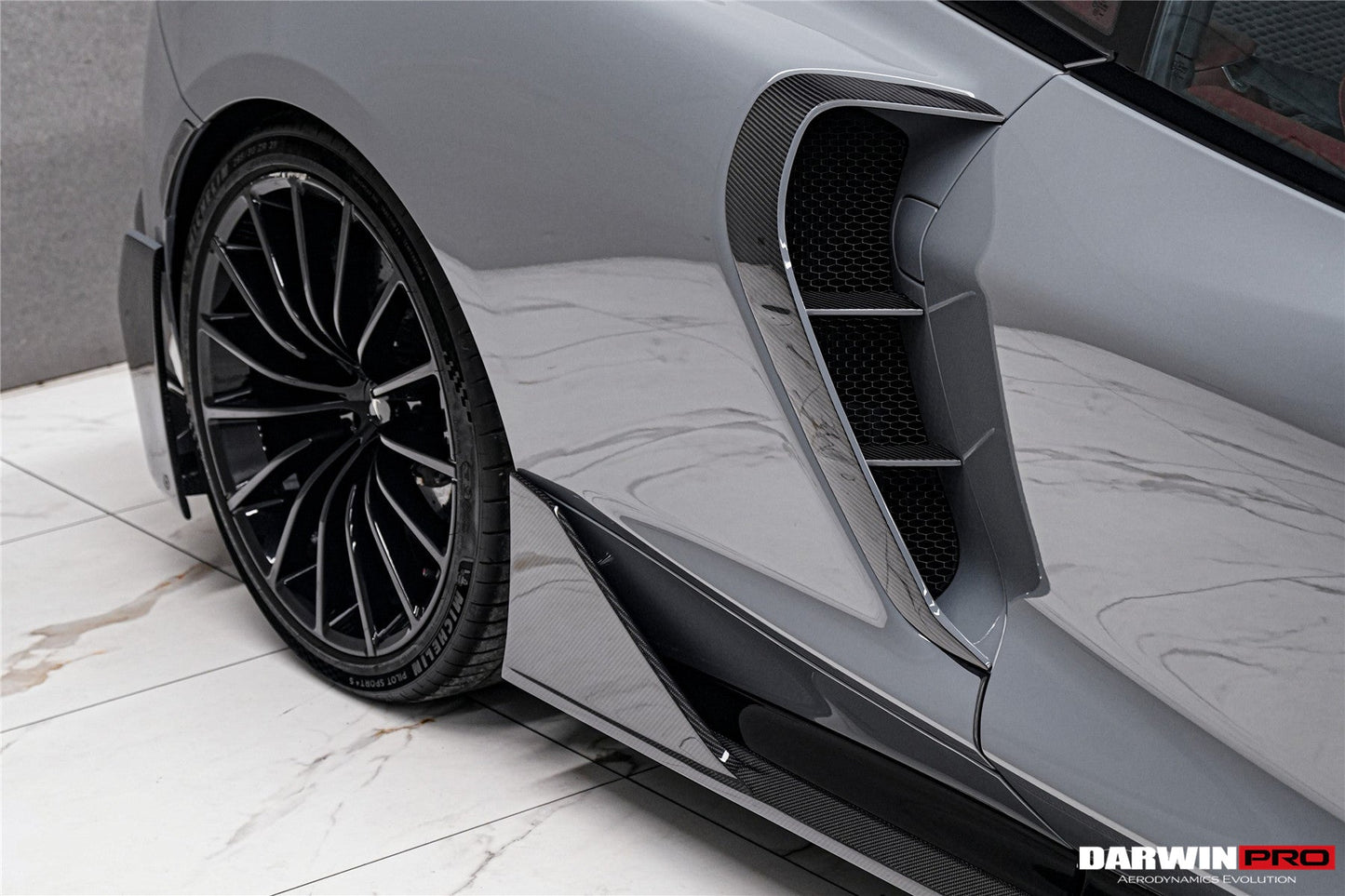 2019-UP McLaren GT iMP Design Carbon Fiber Quarter Panel Side Scoops | Fits GT, GTS - DarwinPRO Aerodynamics
