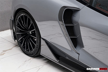 2019-UP McLaren GT iMP Design Carbon Fiber Quarter Panel Side Scoops | Fits GT, GTS - DarwinPRO Aerodynamics