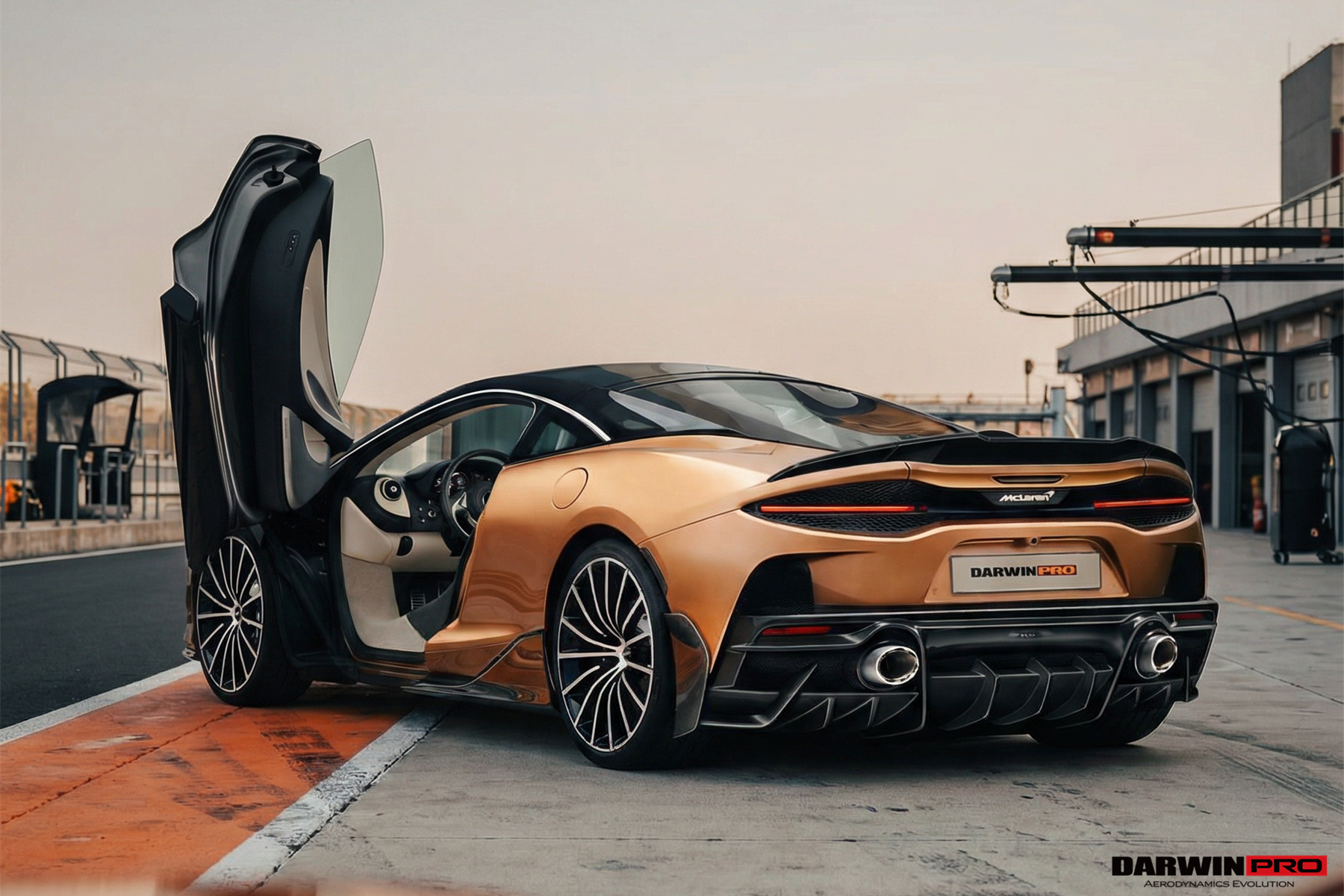 2019-UP McLaren GT iMP Design Carbon Fiber Rear Diffuser | Fits GT, GTS - DarwinPRO Aerodynamics