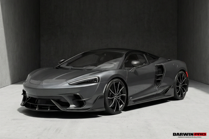 2019-UP McLaren GT iMP Design Carbon Fiber Front Bumper Vents Canards | Fits GT, GTS - DarwinPRO Aerodynamics