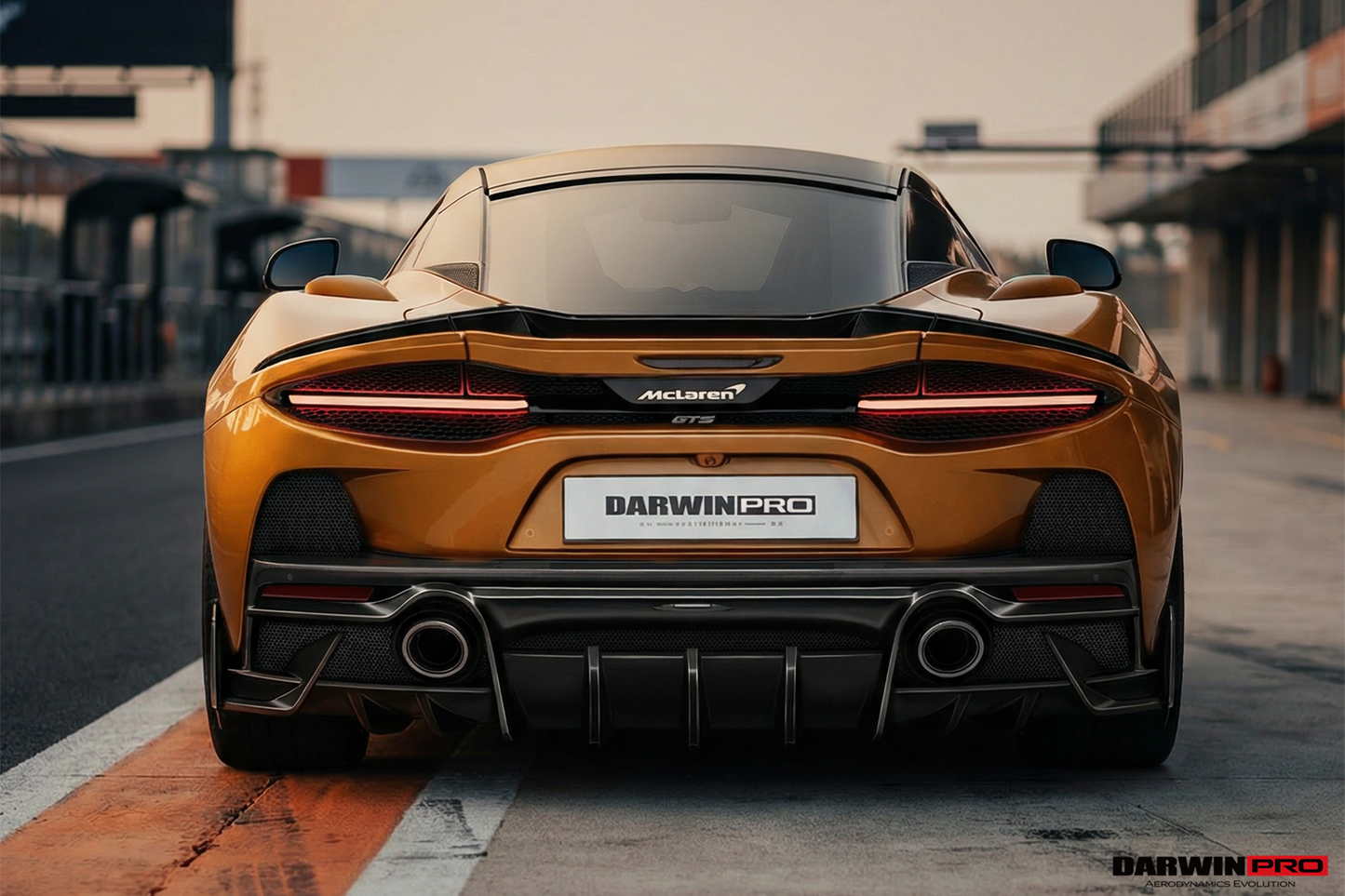 2019-UP McLaren GT iMP Design Carbon Fiber Rear Diffuser | Fits GT, GTS - DarwinPRO Aerodynamics
