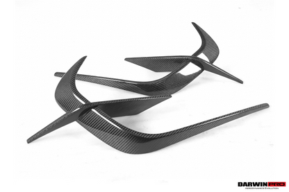 2019-UP McLaren GT iMP Design Carbon Fiber Front Bumper Vents Canards | Fits GT, GTS - DarwinPRO Aerodynamics