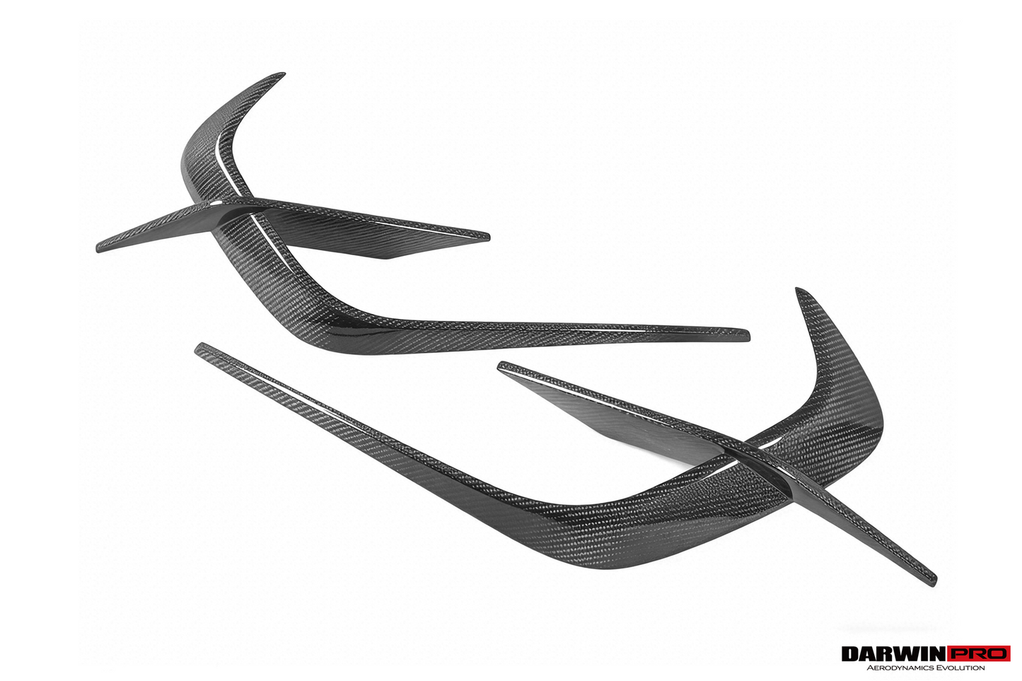 2019-UP McLaren GT iMP Design Carbon Fiber Front Bumper Vents Canards | Fits GT, GTS - DarwinPRO Aerodynamics