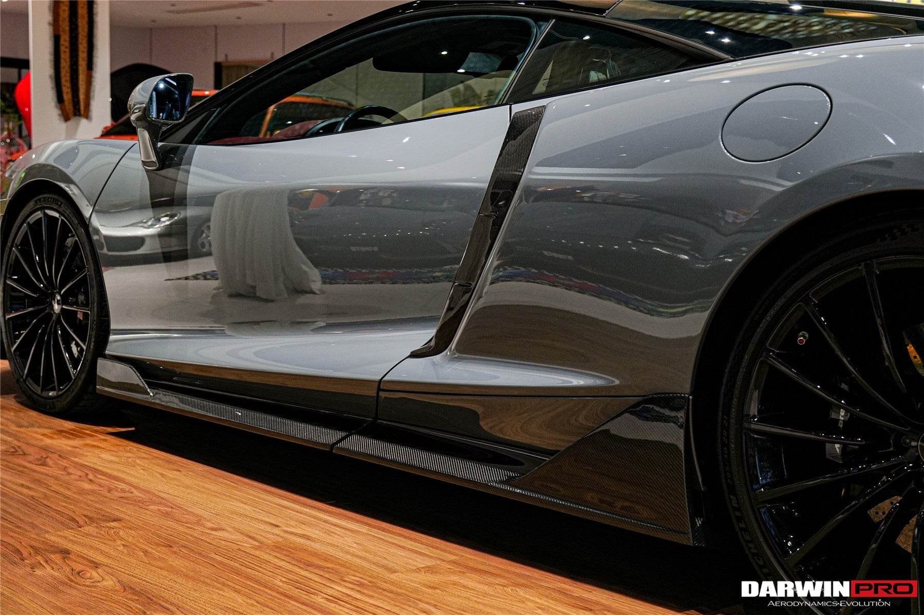 2019-UP McLaren GT iMP Design Carbon Fiber Side Skirts | Fits GT, GTS - DarwinPRO Aerodynamics