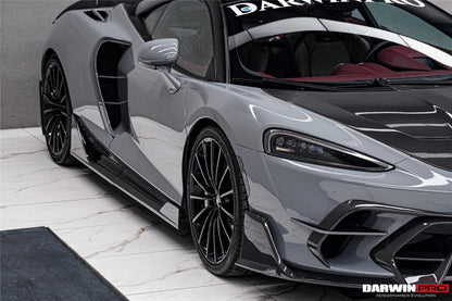 2019-UP McLaren GT iMP Design Carbon Fiber Side Skirts | Fits GT, GTS - DarwinPRO Aerodynamics
