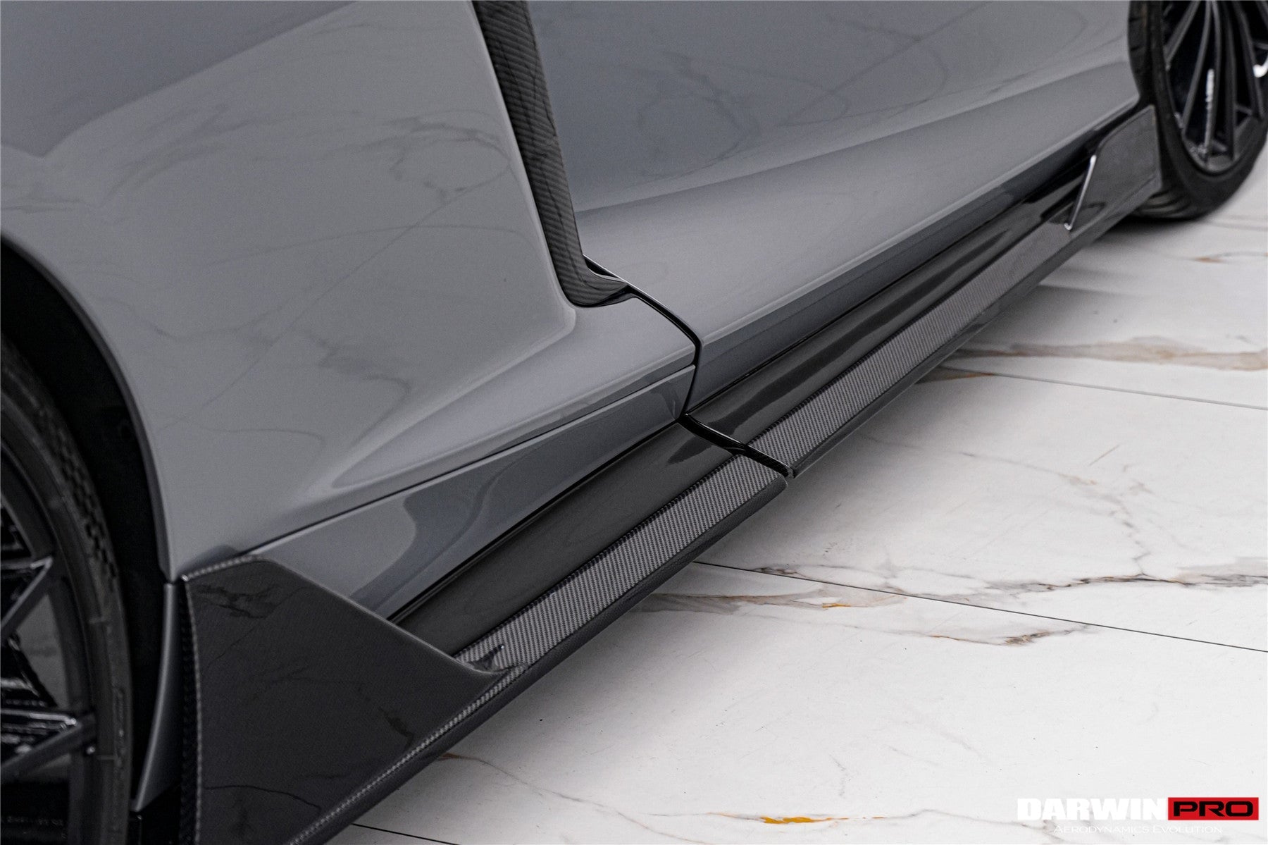 2019-UP McLaren GT iMP Design Carbon Fiber Side Skirts | Fits GT, GTS - DarwinPRO Aerodynamics