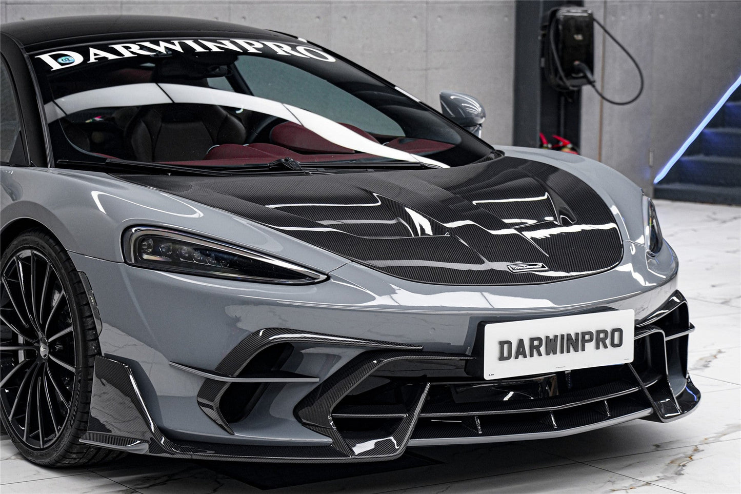 2019-UP McLaren GT iMP Design Carbon Fiber Front Bumper Vents Canards | Fits GT, GTS - DarwinPRO Aerodynamics