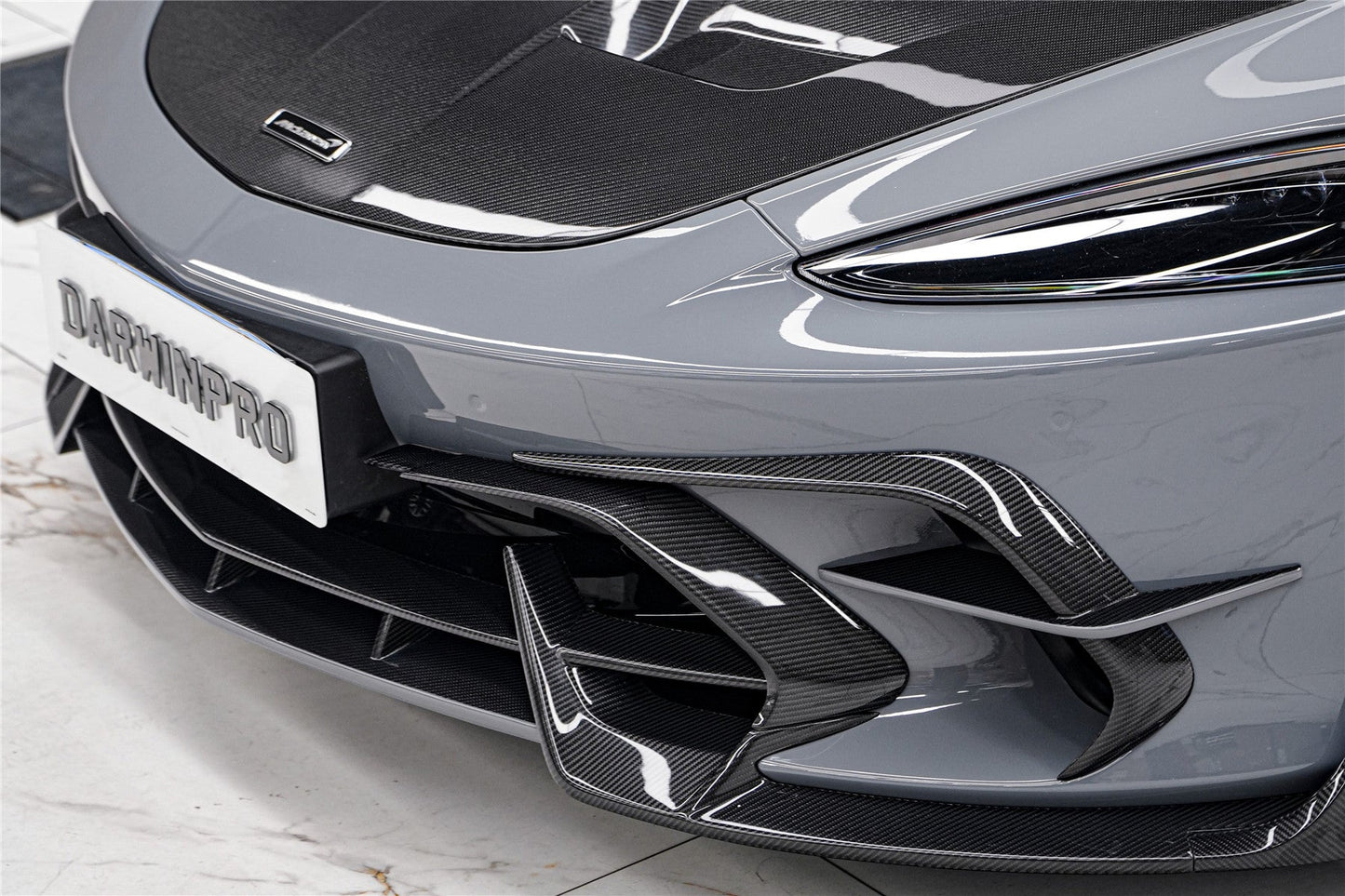 2019-UP McLaren GT iMP Design Carbon Fiber Front Bumper Vents Canards | Fits GT, GTS - DarwinPRO Aerodynamics