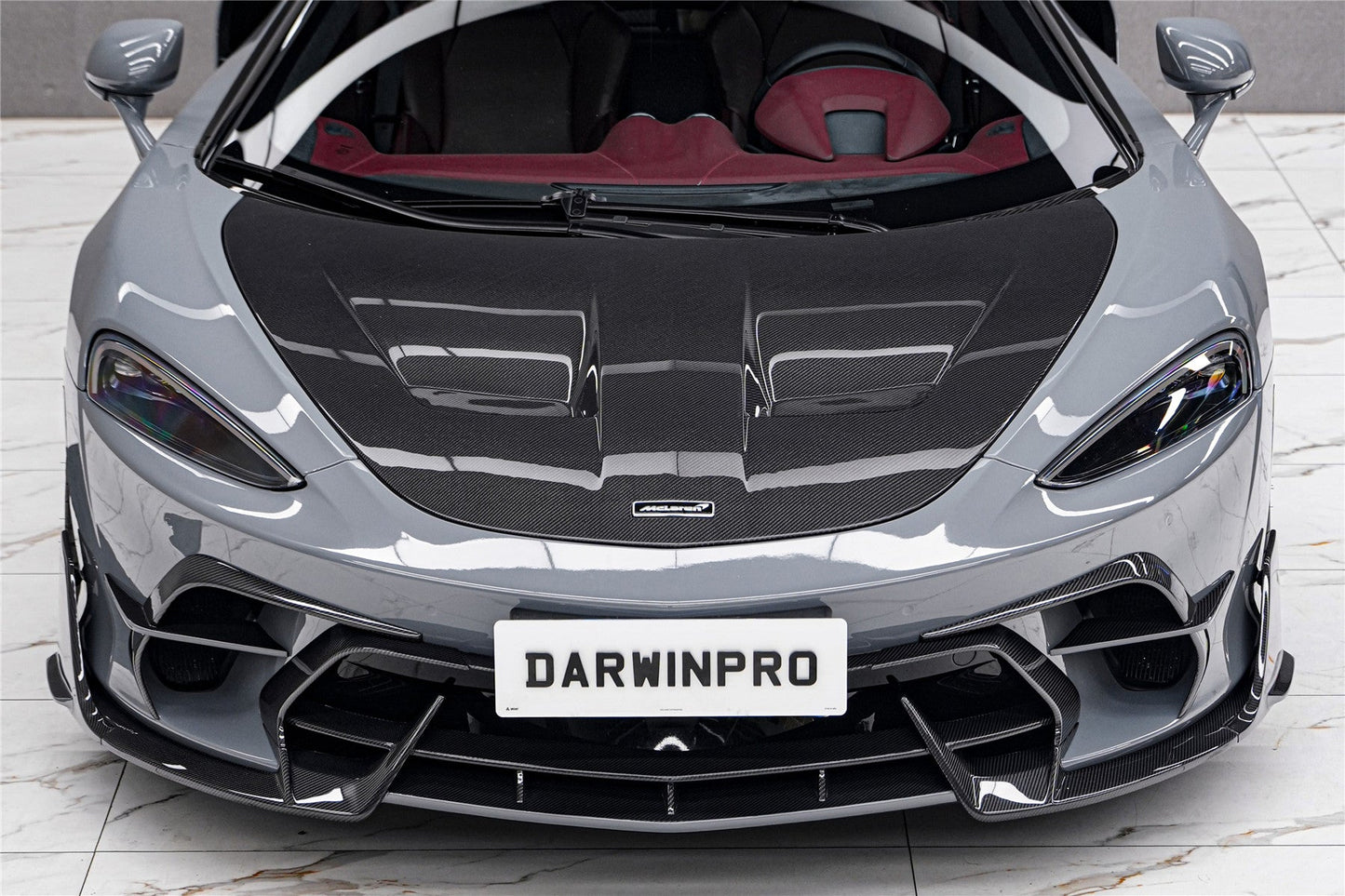 2019-UP McLaren GT iMP Design Carbon Fiber Hood | Fits GT, GTS - DarwinPRO Aerodynamics