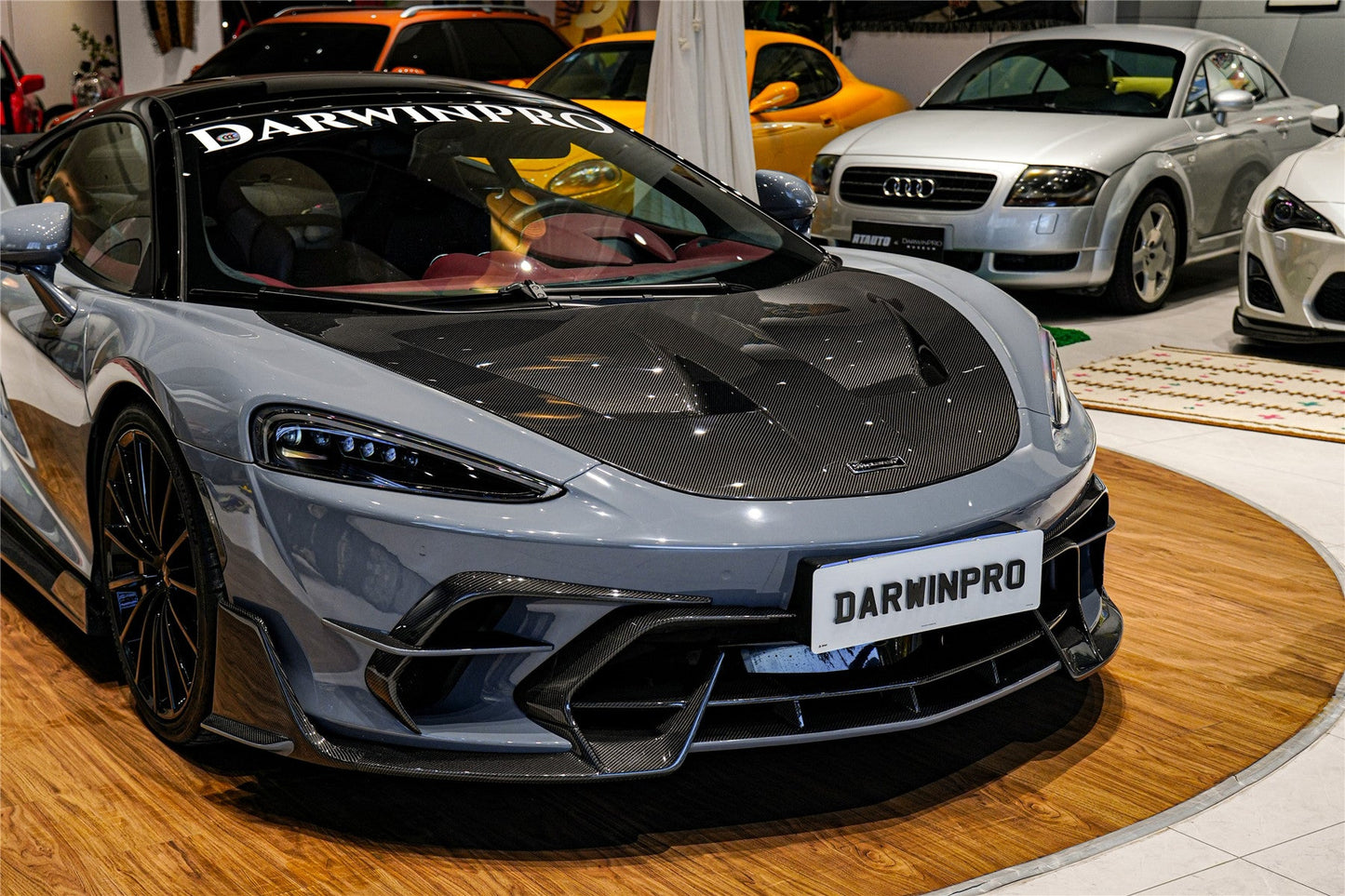 2019-UP McLaren GT iMP Design Carbon Fiber Front Bumper Vents Canards | Fits GT, GTS - DarwinPRO Aerodynamics