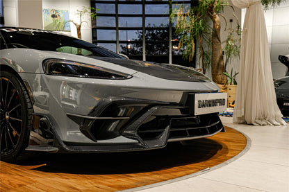 2019-UP McLaren GT iMP Design Carbon Fiber Front Bumper Vents Canards | Fits GT, GTS - DarwinPRO Aerodynamics