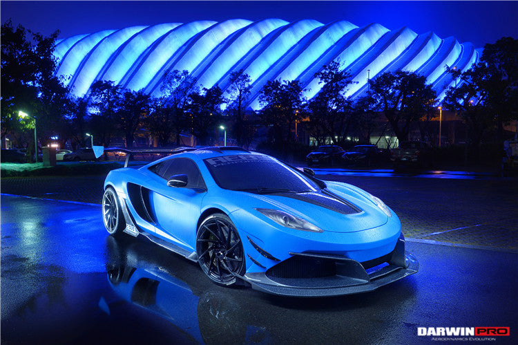 2011-2014 McLaren MP4 12C Rebel Performance Style Carbon Fiber Side Skirts - DarwinPRO Aerodynamics