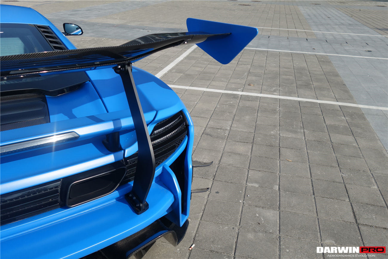 2011-2017 McLaren MP4 12C & 650S Rebel Performance Style Carbon Fiber Trunk Spoiler Wing - DarwinPRO Aerodynamics