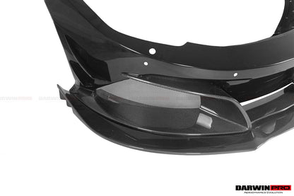 2011-2014 McLaren MP4 12C Rebel Performance Style Partial Carbon Fiber Front Bumper With Lip - DarwinPRO Aerodynamics