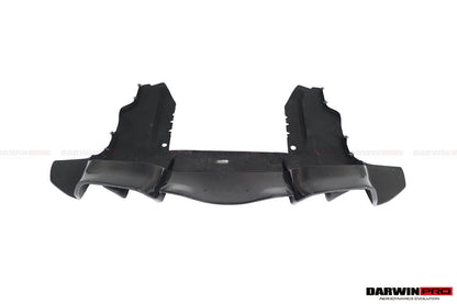 2011-2017 McLaren MP4 12C & 650S Rebel Performance Style Partial Carbon Fiber Rear Bumper - DarwinPRO Aerodynamics