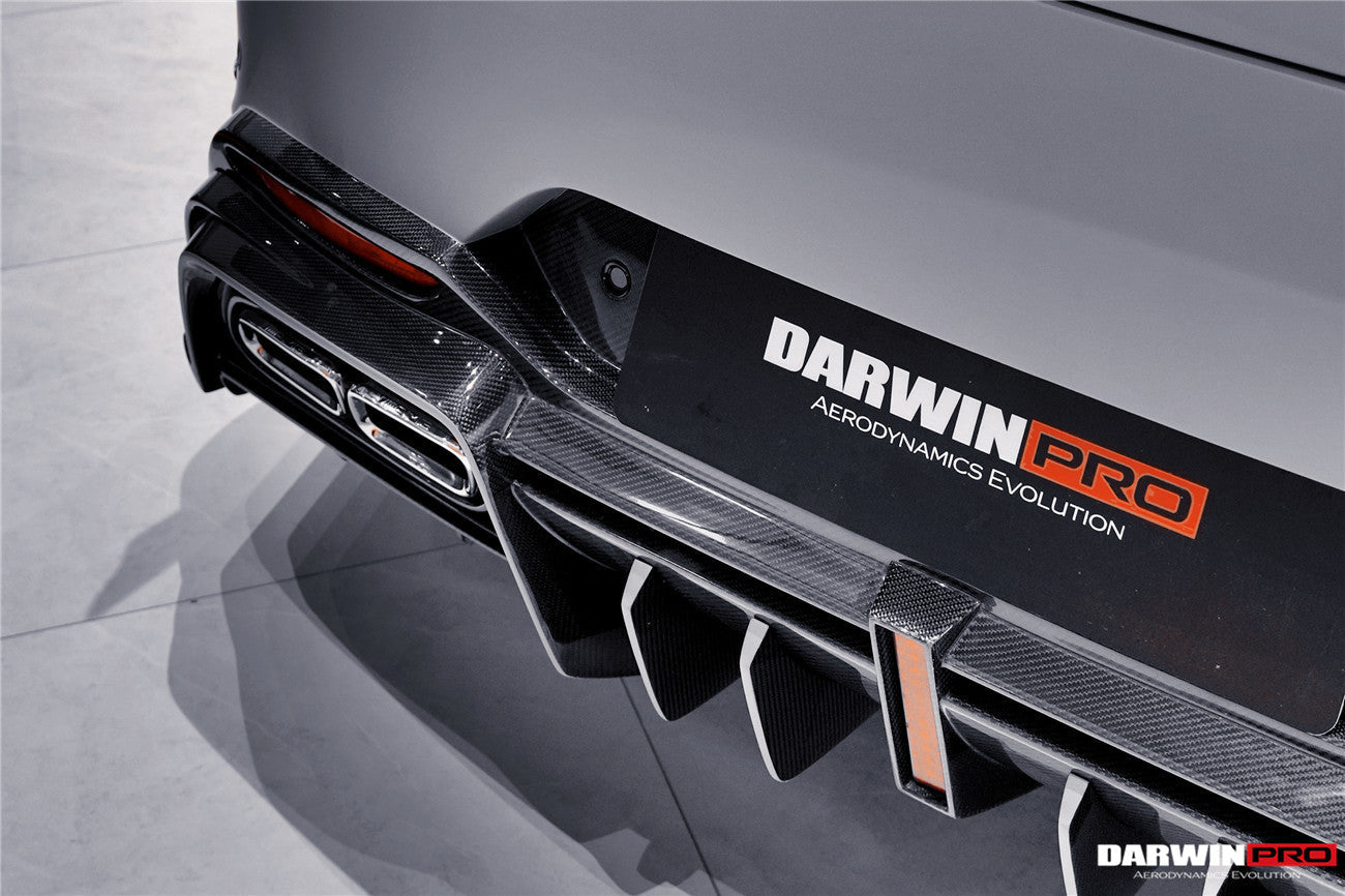 DarwinPRO 2019-2024 Mercedes Benz AMG GT50 GT53 GT43 GT63 GT63S 4Door Coupe X290 IMP Ver.2 Design Part Carbon Fiber Rear Bumper