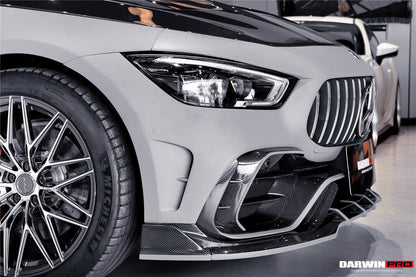DarwinPRO 2019-2024 Mercedes Benz AMG GT50 GT53 GT43 GT63 GT63S 4Door Coupe X290 IMP Performance Ver.2 Part Carbon Fiber Front Bumper