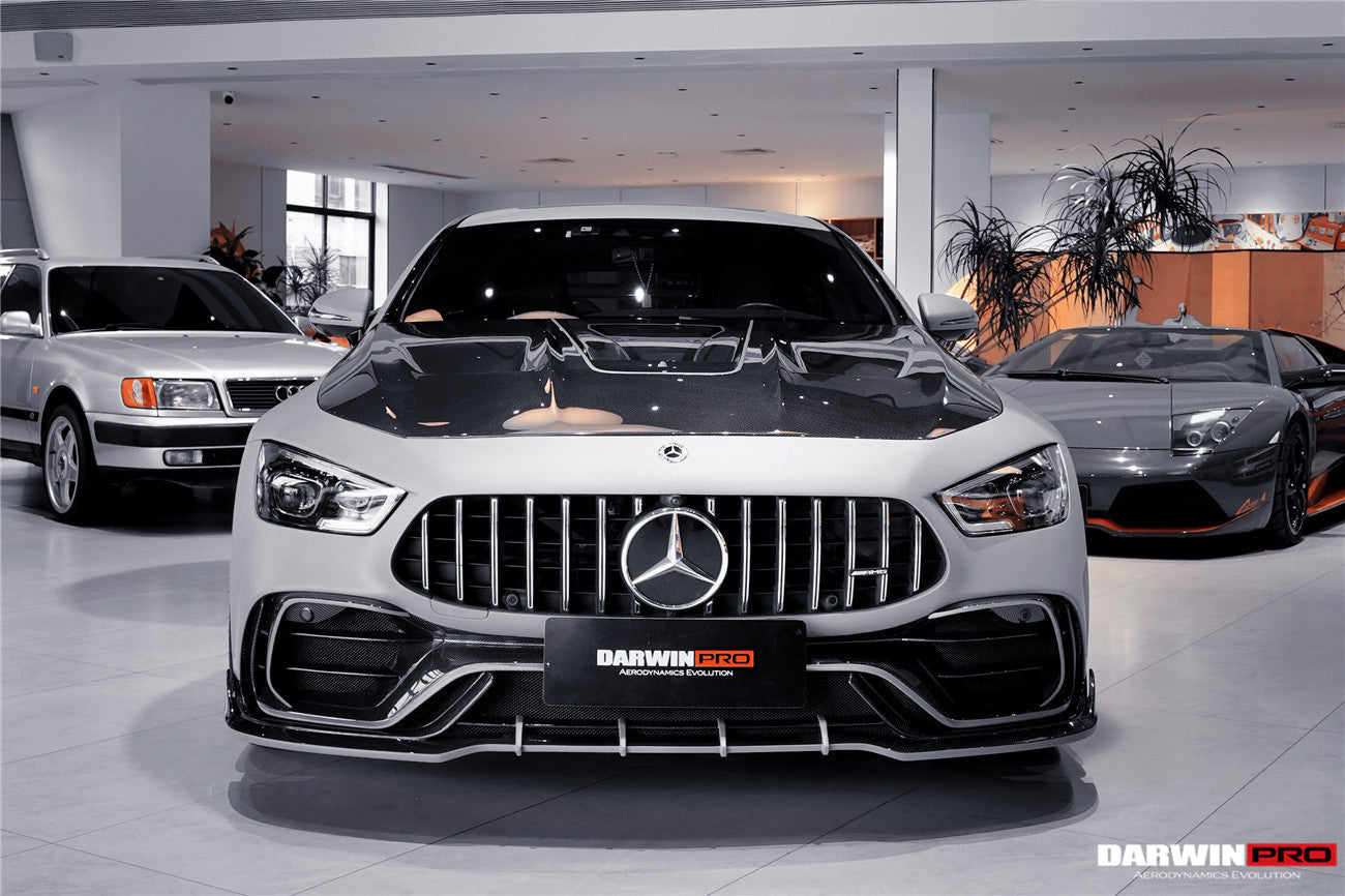 DarwinPRO 2019-2024 Mercedes Benz AMG GT50 GT53 GT43 GT63 GT63S 4Door Coupe X290 IMP Performance Ver.2 Part Carbon Fiber Front Bumper