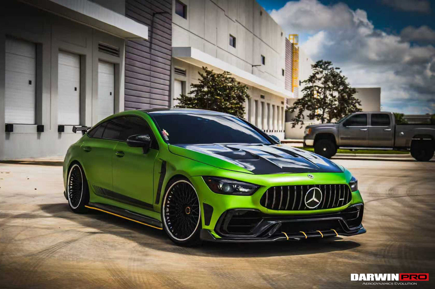 DarwinPRO 2019-2024 Mercedes Benz AMG GT50 GT53 GT43 GT63 GT63S 4Door Coupe X290 IMP Performance Ver.2 Part Carbon Fiber Front Bumper