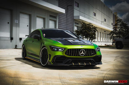 DarwinPRO 2019-2024 Mercedes Benz AMG GT50 GT53 GT43 GT63 GT63S 4Door Coupe X290 IMP Performance Ver.2 Part Carbon Fiber Front Bumper