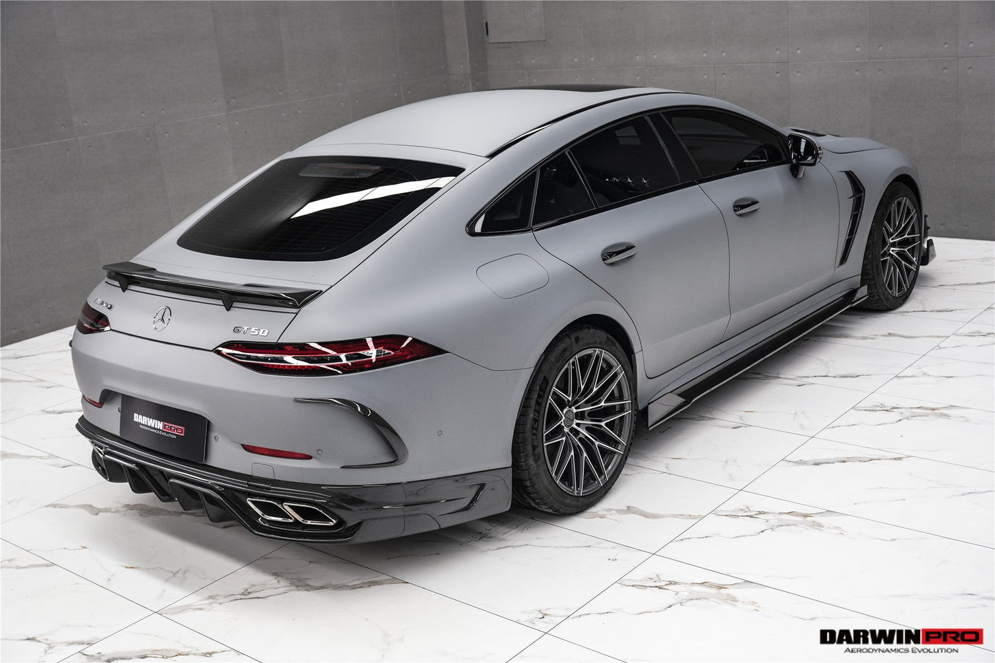 DarwinPRO 2019-2024 Mercedes Benz AMG GT50 GT53 GT43 4Door Coupe X290 IMP Performance Rear Bumper Canards