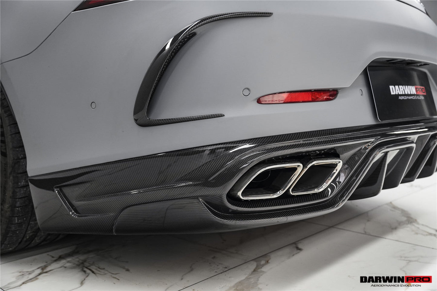 DarwinPRO 2019-2024 Mercedes Benz AMG GT50 GT53 GT43 4Door Coupe X290 IMP Performance Rear Bumper Canards