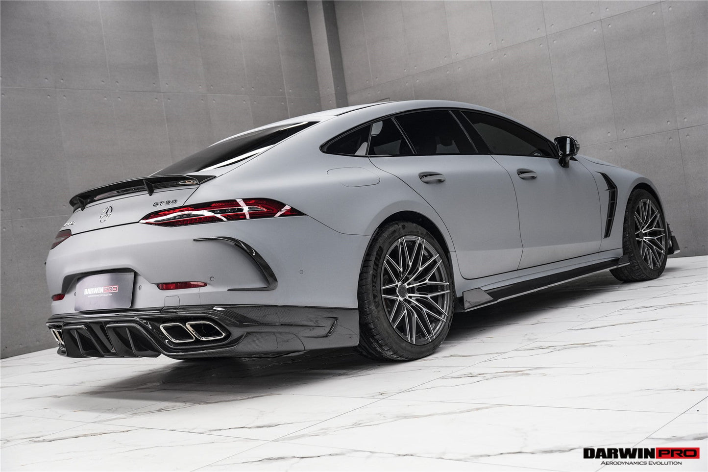 2019-2024 Mercedes Benz AMG GT50 GT53 GT43 GT63 GT63S 4Door Coupe X290 IMP Performance Ver.2 Trunk Spoiler - DarwinPRO Aerodynamics