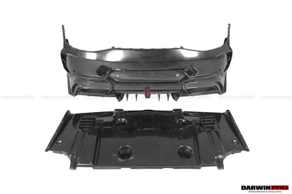 DarwinPRO 2019-2024 Mercedes Benz AMG GT50 GT53 GT43 GT63 GT63S 4Door Coupe X290 IMP Ver.2 Design Part Carbon Fiber Rear Bumper