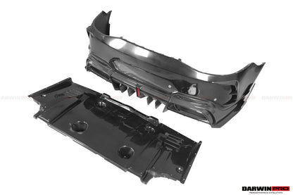 DarwinPRO 2019-2024 Mercedes Benz AMG GT50 GT53 GT43 GT63 GT63S 4Door Coupe X290 IMP Ver.2 Design Part Carbon Fiber Rear Bumper